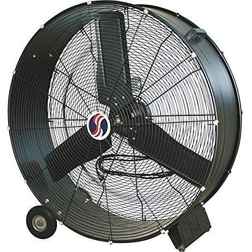 Direct Drive Belt Barrel Fan, 30 in