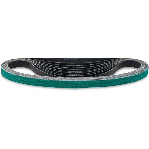 CGW® QTE# Coated Abrasive Belt, 1 in Belt Width, 18 in Belt Length, 60 Grit, R205 Zirconia Abrasive