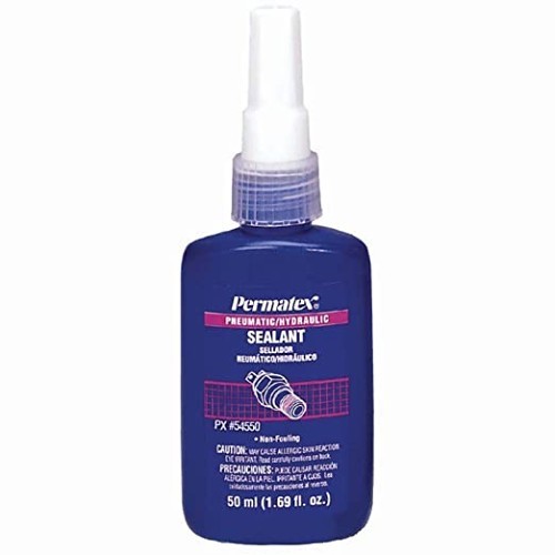 ITW Polymers Adhesives 68622654550 Pneumatic/Hydraulic Threaded Sealant, 50 mL Container Range, Bottle