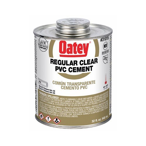 PVC Cement, 32 oz Container