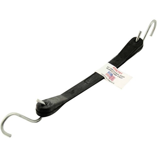 Trap strap, 9 ft Strap Length, 3/16 in Strap Width, EPDM Rubber Strap, Hook-to-Hook