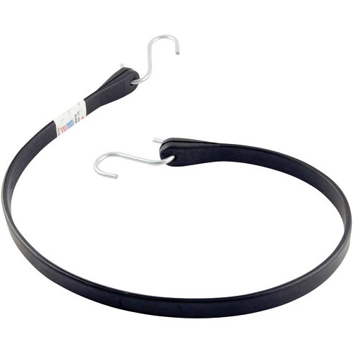 Trap strap, 31 ft Strap Length, 3/16 in Strap Width, EPDM Rubber Strap, Hook-to-Hook