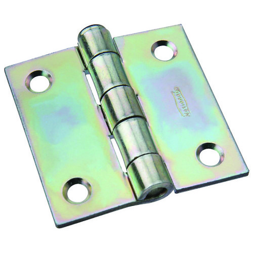 Corner Hinge, 2 in Overall Height, 2 in Overall Width, Square Corner