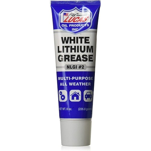 Lucas Oil 10533 Lithium Grease, Squeeze Tube Container, Liquid Form, White