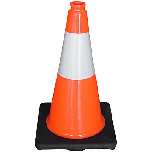 Traffic Cone, 18 in Height, Orange Cone