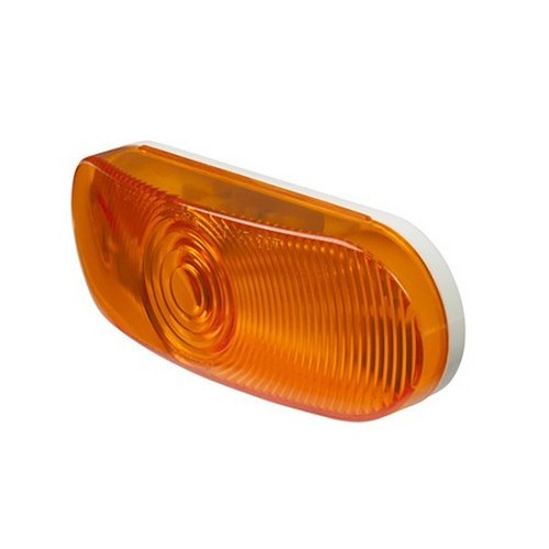 Del City 7905 Stop, Tail and Turn Light, 12 V, 2.1 A, Polycarbonate, Amber