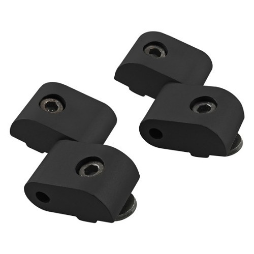 Door Hinge, Standard Lift-Off, 10 lb Capacity, Anodize, Orientation: Right Hand, Black