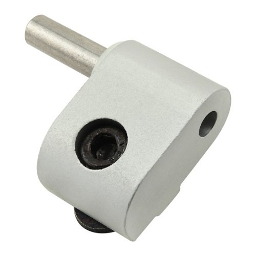 Door Hinge, Standard Lift-Off, 10 lb Capacity, Aluminum, Anodize, 1.156 in Overall Height, 1-1/2 in Overall Width, Orientation: Left Hand, Clear