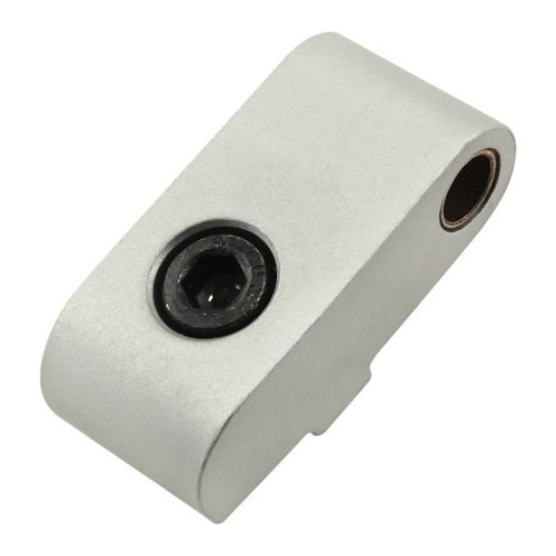 Door Hinge, Lift-Off, 15 lb Capacity, Aluminum, Anodize, 1.655 in Overall Height, 3/4 in Overall Width, Clear