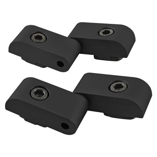 Door Hinge, Lift-Off, 15 lb Capacity, Anodize, Orientation: Left Hand, Black