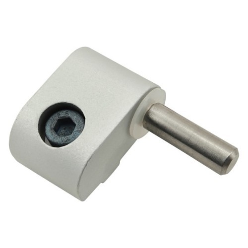 Door Hinge, Standard Lift-Off, 25 lb Capacity, Aluminum, Anodize, 29 mm Overall Height, 38.05 in Overall Width, Orientation: Right Hand, Clear