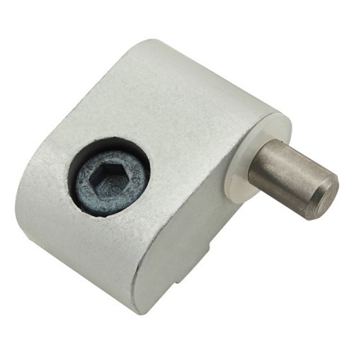 Door Hinge, Standard Lift-Off, 25 lb Capacity, Aluminum, Anodize, 29 mm Overall Height, 28.15 in Overall Width, Orientation: Right Hand, Clear