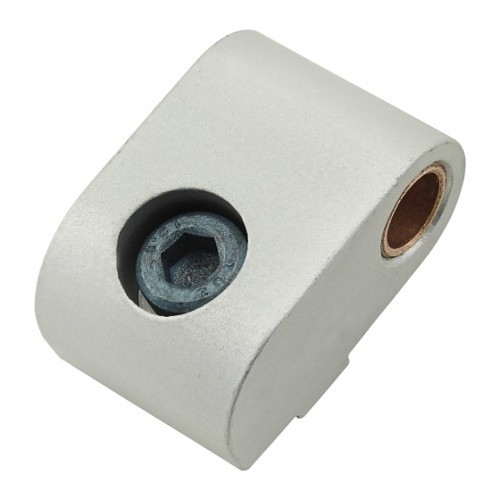 Door Hinge, Standard Lift-Off, 25 lb Capacity, Aluminum, Anodize, 29 mm Overall Height, 19.05 mm Overall Width, Black