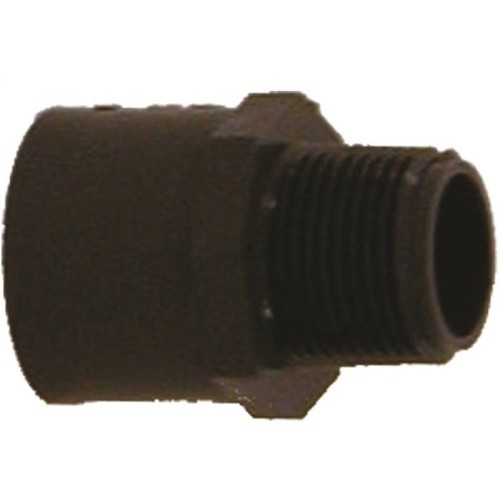 Pipe Adapter, 1 in Nominal, Slip x MNPT, SCH 80 Schedule, PVC