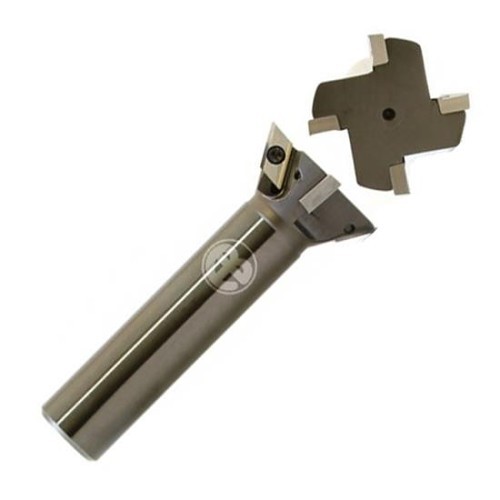 A.B. Tools DX301.0 Dovetail Milling Cutter, 1 in Cutter Dia, 0.42 in Cutting Width, 5/8 in Shank Dia, 30 deg Included Angle, 3.5 in Overall Length