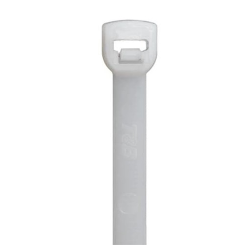 ABB L-11-120-9-C Cable Tie, 11.4 in Length, 0.3 in Width, 0.08 in Thickness, Nylon 6.6, Natural