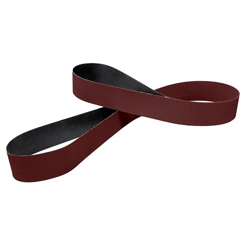 Weldcote Metals ACB002S018M Surface Conditioning Belt, 1/4 in Belt Width, 18 in Belt Length, Medium Grade, Maroon