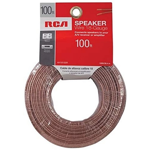 Speaker Wire, 18 ga Conductor, 100 ft Length
