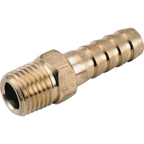 AMC® 6004117 Barb Adapter, Hose, Adapter, 1/2 x 1/4 in Nominal, BARB x FNPT, Brass