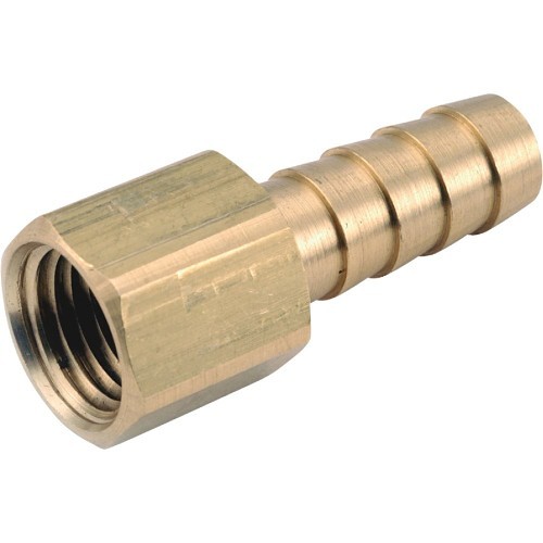 AMC® 757002-0804 Barb Adapter, Hose, Adapter, 1/4 x 1/2 in Nominal, BARB x FNPT, Brass