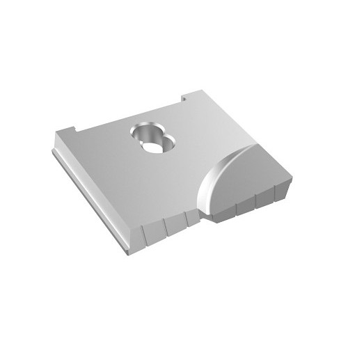 AME® 10454-0216 Spade Drill Insert, 2-1/2 in Dia, 7/16 in Thickness, Flat Bottom, Material Grade: CPM-M4, Uncoated