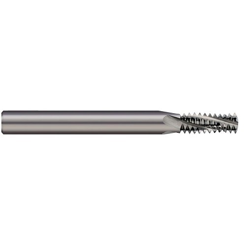 AME® TM-18NPTFX Thread Milling Cutter, 1/4 x 3/8 in NPT, 3 in Overall Length, 4 Flutes, 5/16 in Shank Dia