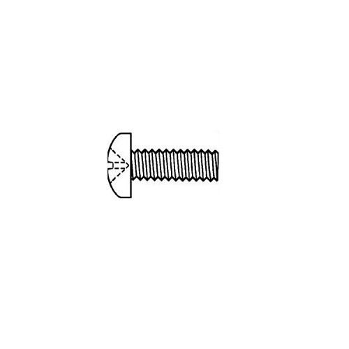 Combo Shoulder Screw, Imperial, Flat/Pan Head, Mild Steel, #8-32 Diameter - Thread Size