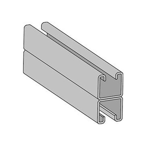 ASC 2400001752 Anvil-Strut Channel, 9/16 x 1-1/8 in Slot, 2 in Slot Spacing, 12 ga Thickness, 10 ft Length