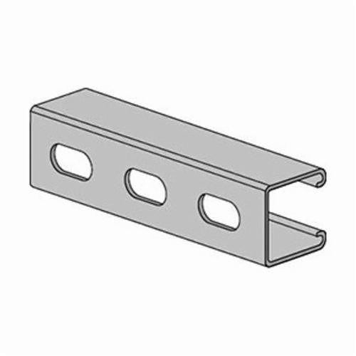 ASC 2400002107 Anvil-Strut Channel, 9/16 x 1-1/8 in Slot, 2 in Slot Spacing, 14 ga Thickness, 10 ft Length