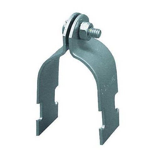 ASC Anvil® 2400326068 Rigid Conduit Clamp, 1 in, For Use With: Suspension of Non-Insulated Stationary Pipe Lines, Steel, Electro-Galvanized