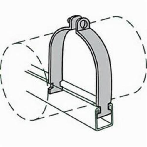 ASC Anvil® 2400326241 Rigid Conduit Clamp, 6 in, Steel, Electro-Galvanized