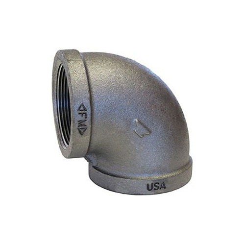 ASC 310000401 Pipe Elbow, Elbow Fitting/Connector, 1/4 in Nominal, Malleable Iron