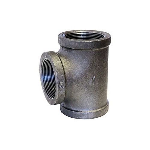 ASC 310030005 Pipe Tee, Tee Fitting/Connector, 3/4 in Nominal, Malleable Iron