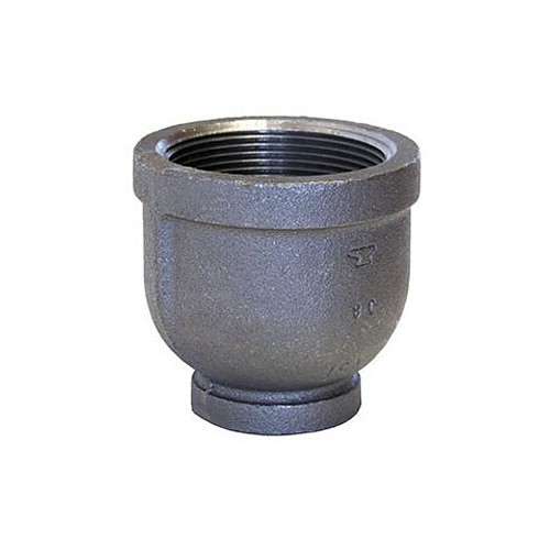 ASC 310089008 Pipe Coupling, Coupling Fitting/Connector, 2 in x 1-1/2 in Nominal, Malleable Iron