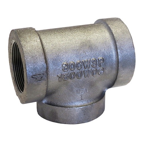 ASC 310515606 Pipe Tee, Tee Fitting/Connector, 1/4 in Nominal, Malleable Iron