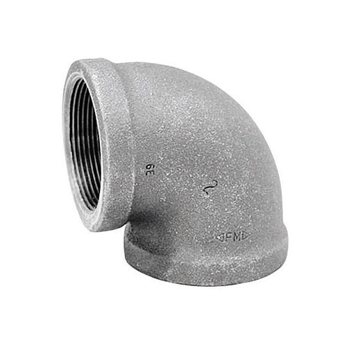 ASC AFCON® 8700124103 Elbow, Elbow, 3/8 x 3/8 in Nominal, FPT, Class C, Malleable Iron, Galvanized