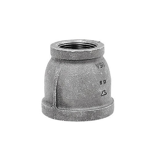 ASC AFCON® 8700134151 Reducing Coupling, Reducing Coupling, 3/4 x 1/2 in Nominal, FPT, Class 150, Malleable Iron, Black