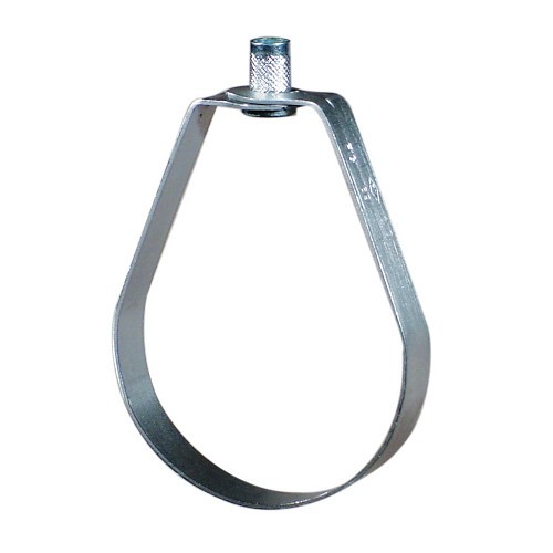 ASC Anvil® FIG69100G Swivel Ring Hanger, 1 in Pipe, 300 lb, 3/8 in Rod, Carbon Steel, Galvanized, Domestic