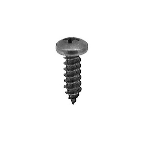 Approved Vendor 10180 Tapping Screw, Measurement System: Imperial, #8, 1/2 in Overall Length, Pan, Phillips Drive, Black Oxide, A/AB Point