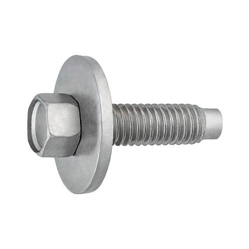 Approved Vendor 15780 Hex Head Cap Screw (Bolt), M8 x 1.25, 33 mm Length Under Head, Class 9.8 Grade, Zinc Plated, Metric