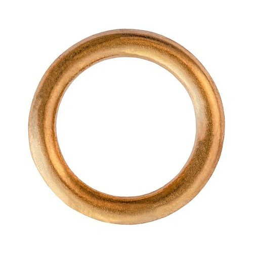 Approved Vendor 19545 Oil Drain Plug Gasket, 1/2 x 3/4 in Nominal, 0.512 in Inside Dia, 0.736 in Outside Dia, 0.089 in Thickness, Copper