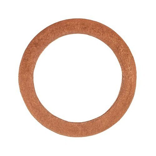 Approved Vendor 20454 Oil Drain Plug Gasket, M14 x M20 Nominal, 14.4 mm Inside Dia, 19.8 mm Outside Dia, 1.3 mm Thickness, Copper