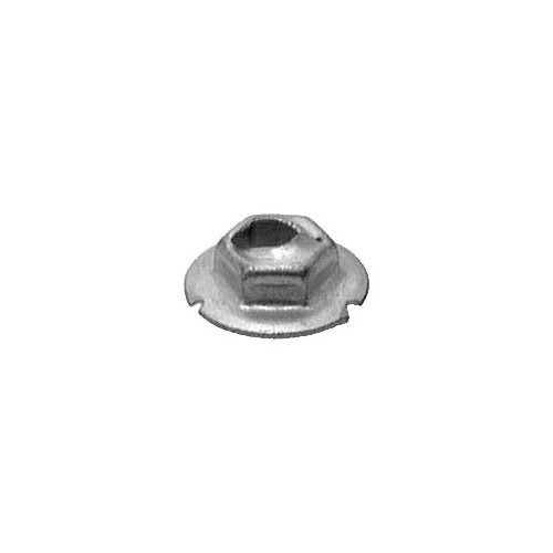 Approved Vendor 2896 Stamped Nut, Metric, 3/16 in Stud, Zinc Plated