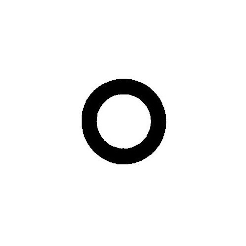 O-Ring, 6 mm Inside Dia, 9.6 mm Outside Dia, 1.8 mm Thickness