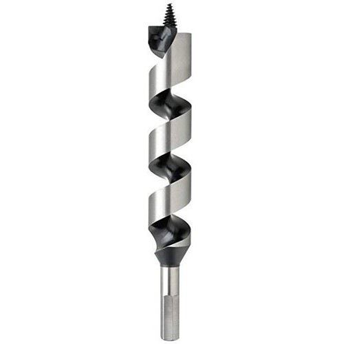 Alfa USA® AUG61308P Ship Auger Bit, 3/8 in Diameter, 18 in Overall Length, 12 in Flute Length, 5/16 in Shank