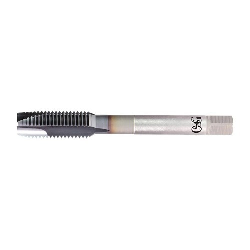 A Brand® A-POT 1651004908 16510/A-Tap Spiral Point Tap, Right Hand Cutting, M8-0.75 Thread, D4 Thread Limit, 2.5P-3P Modified Bottoming Chamfer, 3 Flutes, V-Coated, VC-10