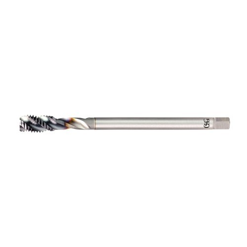 A Brand® A-LT-SFT 1652504308 16525/A-Tap Spiral Flute Tap, Right Hand Cutting, 5/8-18 Thread, H5 Thread Limit, 2.5P Modified/Semi-Bottoming Chamfer, 3 Flutes, V-Coated, VC-10