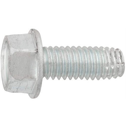 Abcor 11295 Thread Framing Screw, 3/8 in-16 Diameter - Thread, 1 in Overall Length, Indented Hex Washer Head