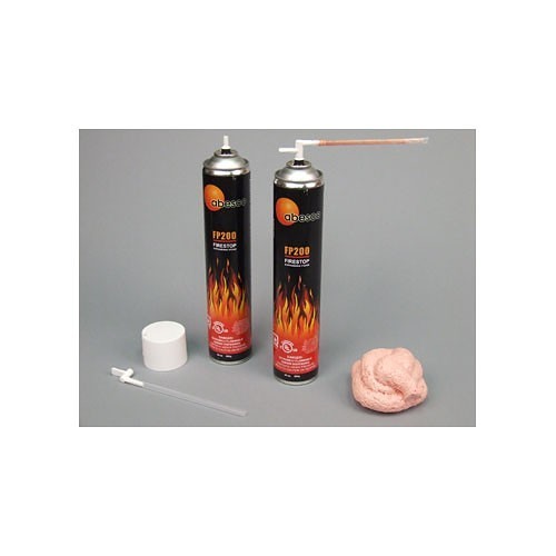 FR Expanding Foam, Can, Composition: Mixtures, Pink, 68 to 77 deg F, 186 g/l VOC