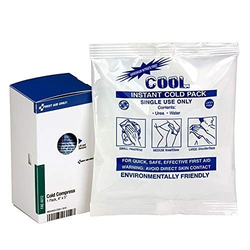 Acme United First Aid Only® FAE-6012 Instant Cold Pack, 5 in Length, 4 in Width